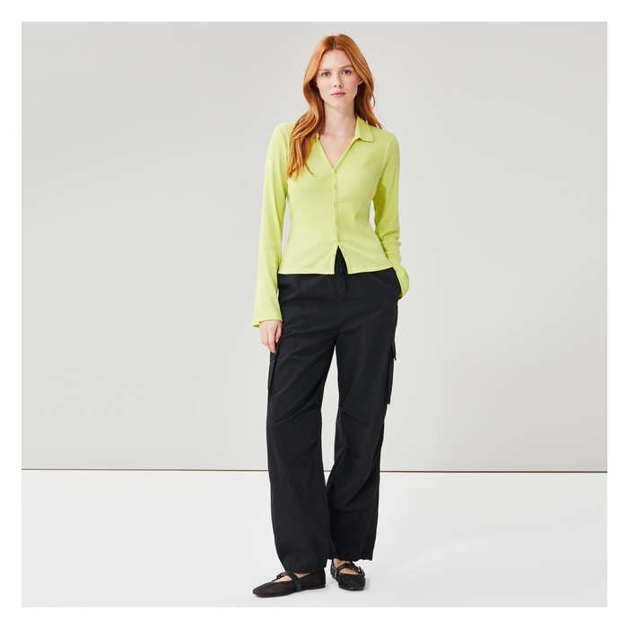 Aux Femmes Pantalon cargo de parachute